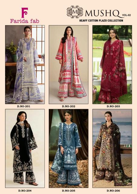 Farida mushq vol 2 wholesale salwar kameez dealers
